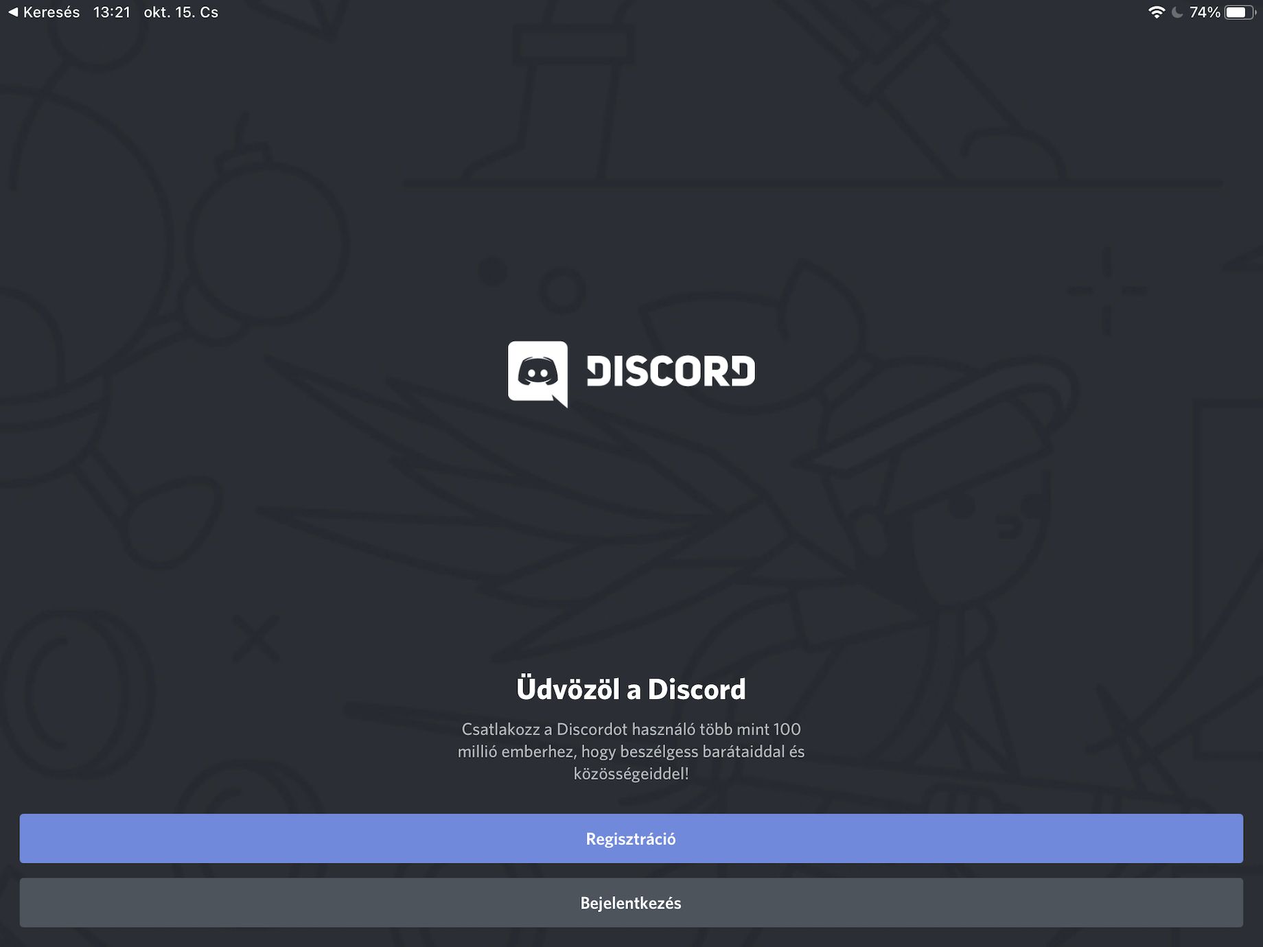 discord-bejelentkezes-regisztracio